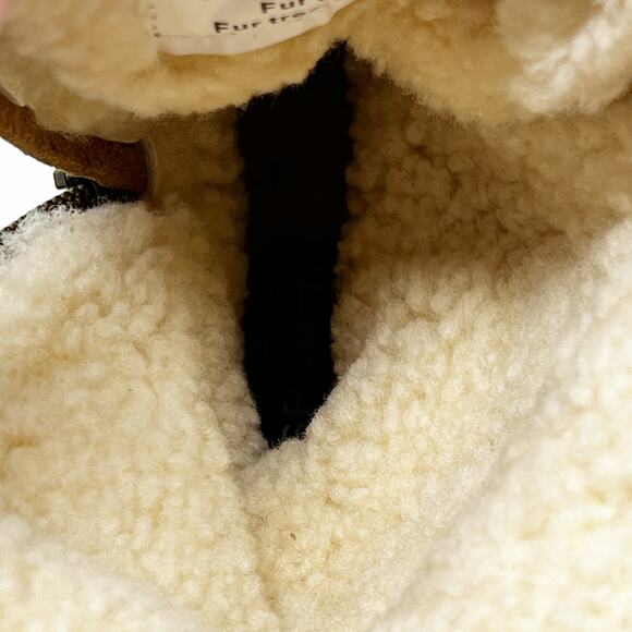 NEW Sperry x J.Crew Shearwater Buckle Snow Duck Boots Carmel Suede 10 M - Picture 13 of 15